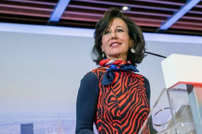 La presidenta del Banco Santander, Ana Botín.