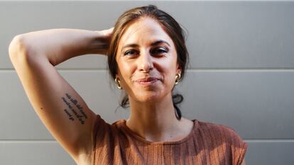 María Peláe, fotografiada en Madrid, en julio de 2022.
