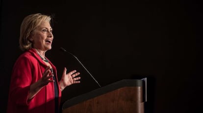 Hillary Clinton durante un mitin en Carolina del Sur, el 23 de julio de 2015. 