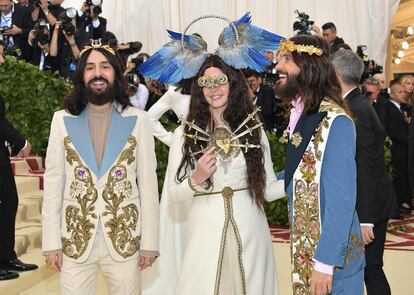 Alessandro Michele, Lana Del Rey y Jared Leto.