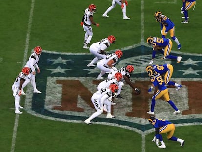 Un encuentro entre Los Angeles Rams y los Cincinnati Bengals.