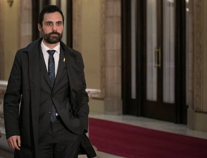 El president del Parlament, Roger Torrent.