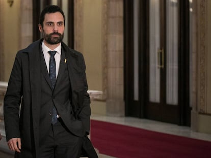 El president del Parlament, Roger Torrent.