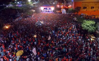 Caravana de Lula realiza ato em Mossoró, no último dia 28.