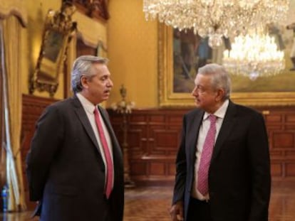 López Obrador pone de manifiesto que la política exterior no es una de sus prioridades en su encuentro con Alberto Fernández