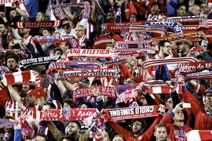 El Atlético se prepara para el partido de vuelta en Alemania.