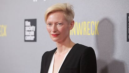 La actriz Tilda Swinton.