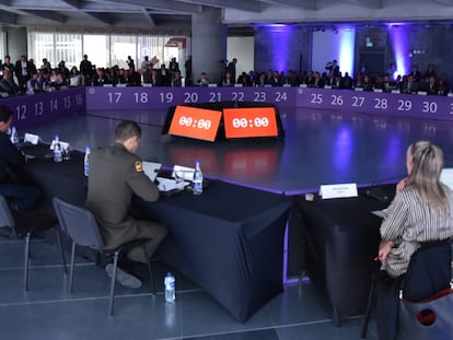 Vista general del evento: Desafíos de la Ciberseguridad, de PRISA Media, en Bogotá, el 9 de marzo de 2023.