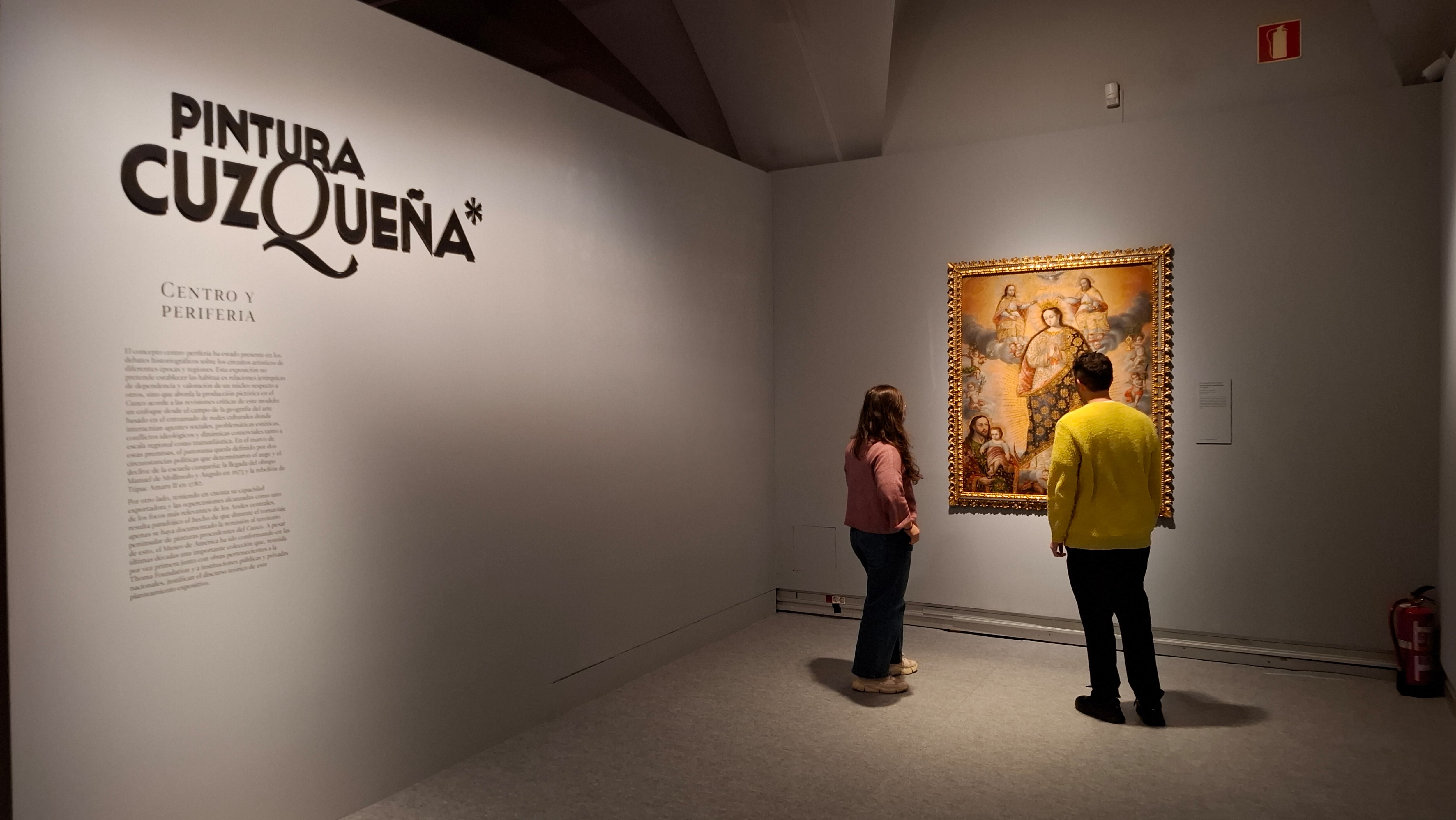 Primera sala de la exposición.