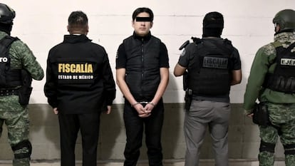 Luis Ángel N', director de Seguridad Pública del municipio de Tlatlaya (Estado de México), capturado el 2 de septiembre.