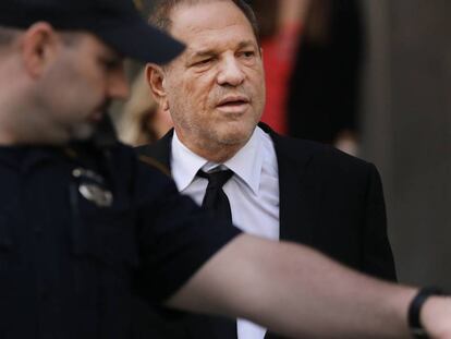 Harvey Weinstein saliendo de un tribunal en Nueva York el pasado 26 de agosto.