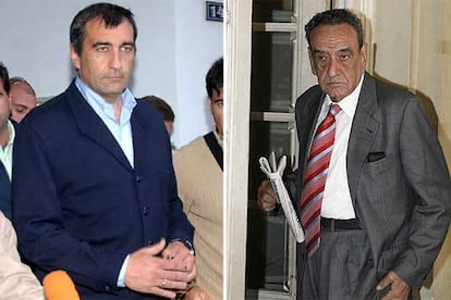 A la izquierda, el ex jefe de la policía de Marbella Rafael del Pozo. A la derecha, el ex secretario del Ayuntamiento de Marbella Leopoldo Barrantes.