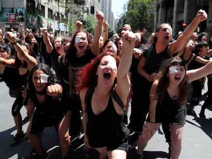 Protestas en Santiago, Chile, el pasado mes de noviembre.