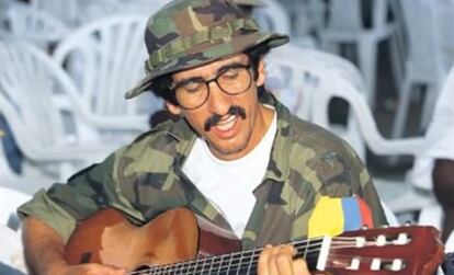 Image from a video demanding the release of Julián Conrado.