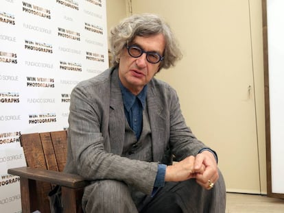 El director Wim Wenders, en Lleida, en 2013.