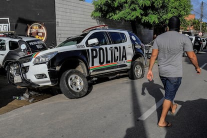 Greve de policiais militares no Ceará.