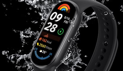 Pulsera Xiaomi Smart Band 9 mojada