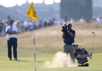 Rory McIlroy, en el green del 16.