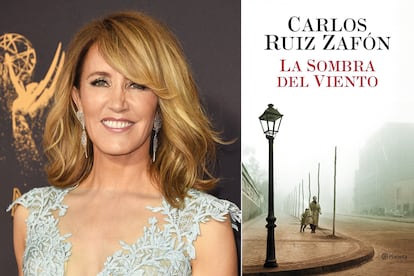 Felicity Huffman - La sombra del viento (Carlos Ruíz Zafón)

Una de las indiscutibles reinas de la ficción televisiva norteamericana (Mujeres Desesperadas, American Crime) se hace eco de la cuota española de la lista. Aunque suponemos que le encantaría adaptarla al medio, el autor catalán ha rechazado en varias ocasiones vender los derechos de la saga.