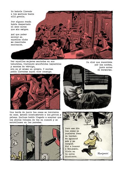 Viñeta de 'Historias del barrio' (Astiberri), de Seguí y Beltrán.