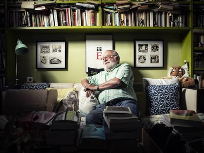 Fernando Savater, en su casa en Madrid el pasado viernes.