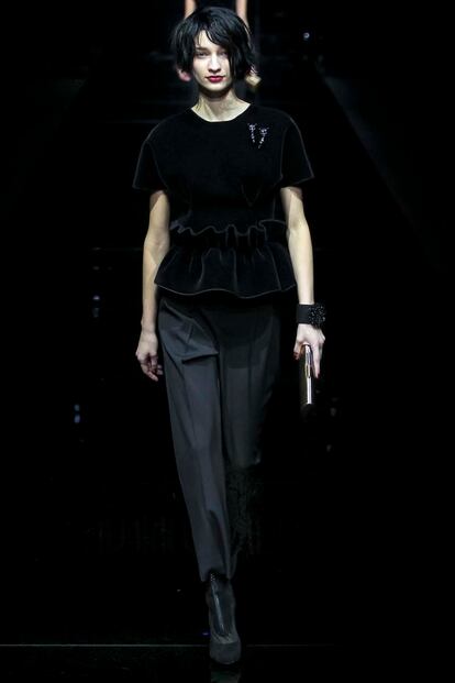 Emporio Armani desfile otono invierno 2015