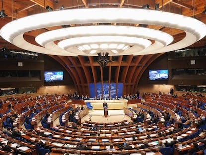 Hemiciclo del Consejo de Europa, en Estrasburgo