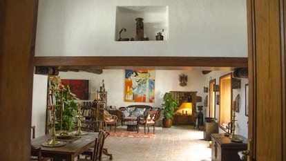 Interior de la casa de C&eacute;sar Manrique en Har&iacute;a (Lanzarote).