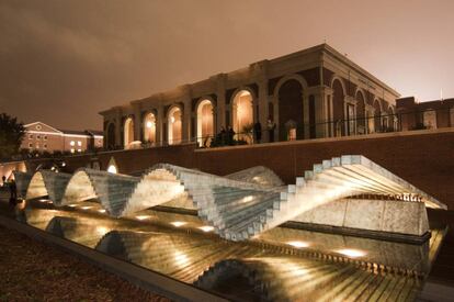 Imagen del exterior del Meadows Museum, en Dallas.