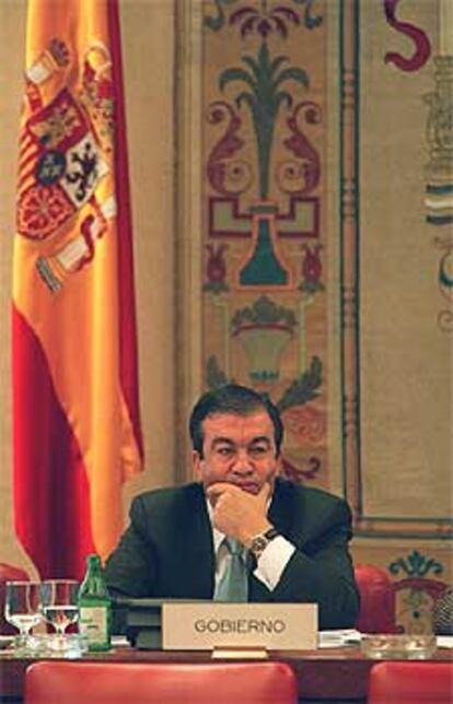 Álvarez-Cascos, en la Comisión de Infraestructuras del Congreso.