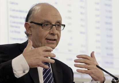 El ministro de Hacienda y Administraciones P&uacute;blicas, Crist&oacute;bal Montoro.