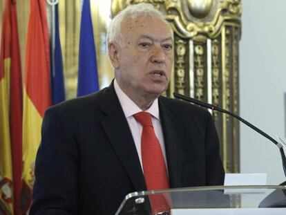 El ministro de Asuntos Exteriores y de Cooperaci&oacute;n, Jos&eacute; Manuel Garc&iacute;a-Margallo. 