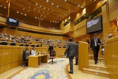 Vista general del Senado durante las votaciones a los candidatos a ingresar en el Tribunal Constitucional