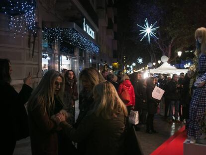 La Shopping Night al passeig de Gr&agrave;cia de Barcelona.