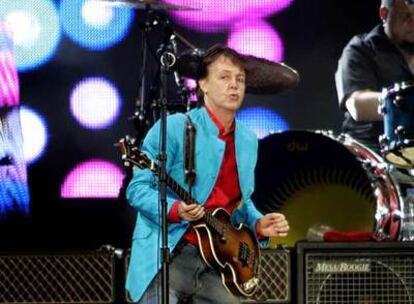 Paul McCartney en concierto.