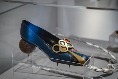 El modelo de un zapato femenino pensado para las Olimpiadas.