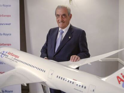 Juan Jos&eacute; Hidalgo, presidente de Air Europa.