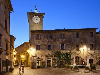 La plaza del Duomo de Orvieto, municipio de la región italiana de Umbría. 