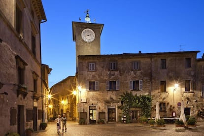 La plaza del Duomo de Orvieto, municipio de la región italiana de Umbría.