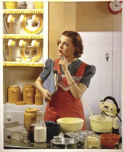 'Ama de casa en la cocina', 1939.