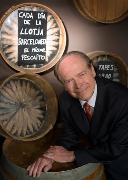 Michel Montignac, en una foto de archivo tomada en un bar de Barcelona en 2008