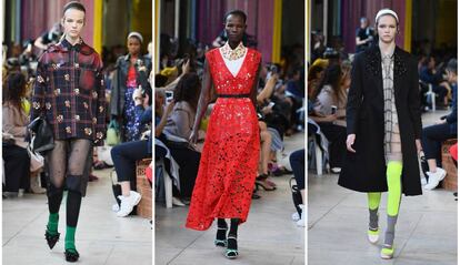 Desfile de Miu Miu, en París.