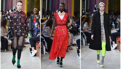 Desfile de Miu Miu, en París.