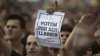 Concentración frente al Tribunal Superior de Justica de Cataluña.