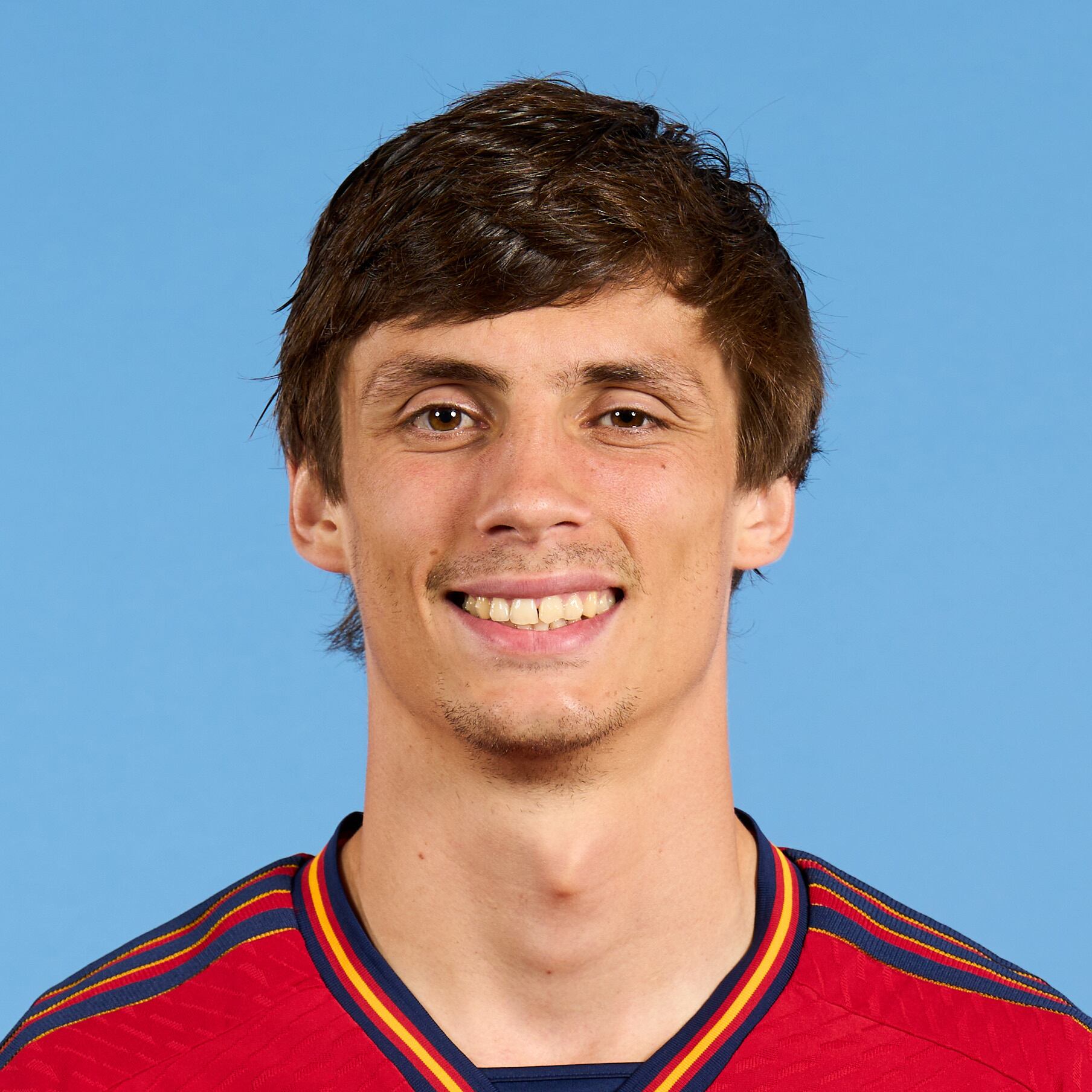 MADRID, SPAIN - JUNE 12: Robin Le Normand of Spain poses for a portrait during the Spain Finalists Access Day - UEFA Nations League Finals 2022/23 at Ciudad del Futbol de Las Rozas on June 12, 2023 in Madrid, Spain. (Photo by Angel Martinez - UEFA/UEFA via Getty Images)