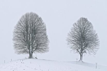 Paisatge prop de Sumiswald, a la vall Emmental, Suïssa.