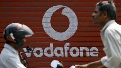 Un anuncio de Vodafone.