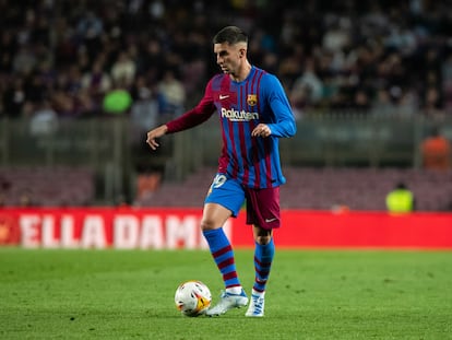 Ferran Torres, durante un encuentro de esta temporada.