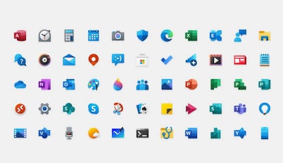 Diseño de los iconos en Windows 11