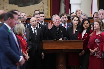 Todd Hunter, en la sesión especial en Texas este miércoles .